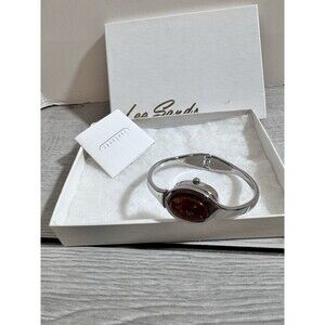 VINTAGE Designer LEE SANDS AMBER Hidden WATCH Bracelet
